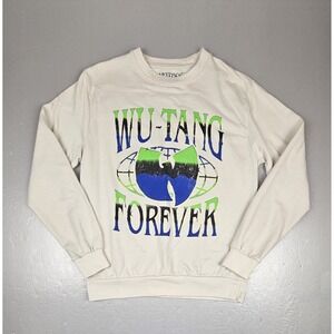 Wu-Tang Forever Tour Sweatshirt Mens Medium Off White Crewneck Hip-Hop‎